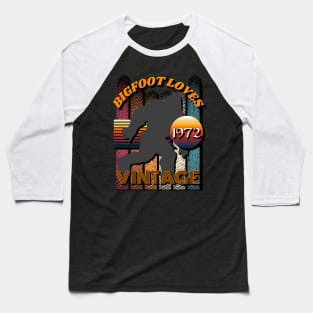 Bigfoot Loves Vintage 1972 Baseball T-Shirt